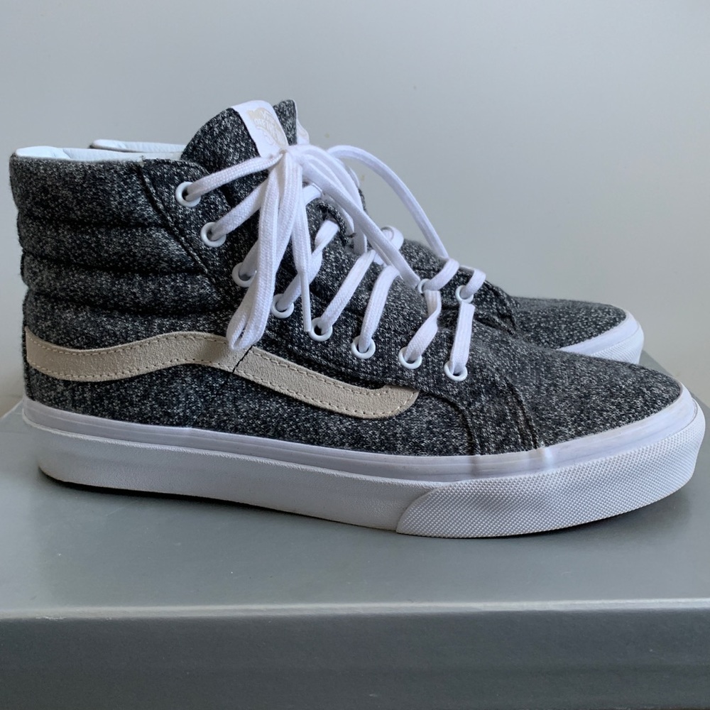 Madewell x Vans high-top knit sneaker